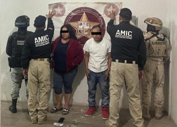 Operativo conjunto realiza detención de dos personas por cohecho; asegura drogas y dinero en Altar.