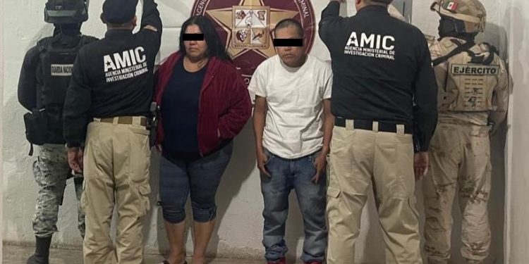 Operativo conjunto realiza detención de dos personas por cohecho; asegura drogas y dinero en Altar.