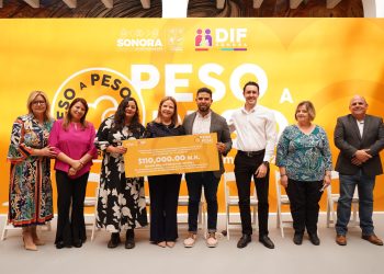 Entrega Gobierno de Sonora 20 MDP a través del programa Peso A Peso por la Transformación.