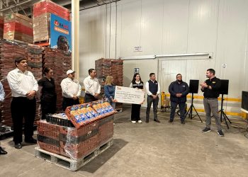 Grupo Bimbo donó más de 48 mil rebanadas de pan para las familias que atiende el Banco de Alimentos de Hermosillo.