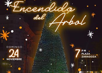 Encenderán árbol y decoración navideña este domingo.