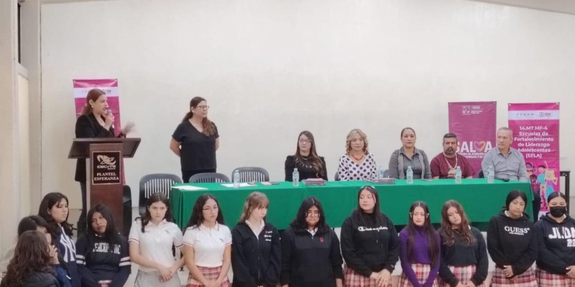 Participa Cecyte Sonora en “Escuela de Fortalecimiento de Liderazgos Adolescentes”.