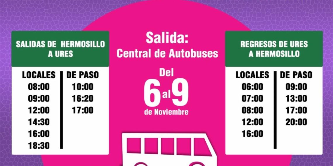 Garantiza Gobierno de Sonora movilidad al Festival de Pueblos Mágicos en Ures.