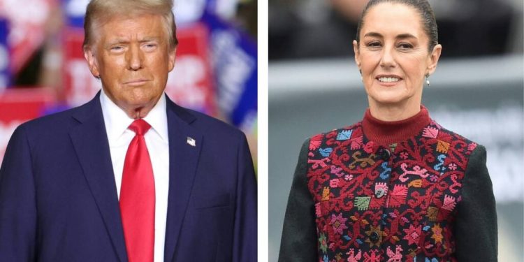 Trump da detalles de llamada con Sheinbaum: afirma que la presidenta se comprometió a frenar migración hacia EU.