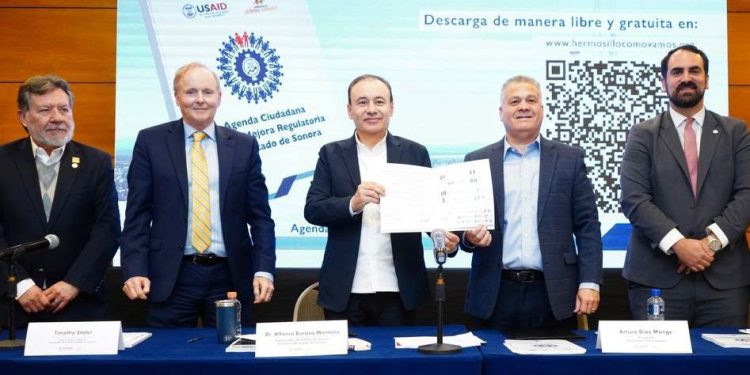 Encabeza Gobernador Durazo acciones para atracción de nuevas empresas en coordinación con Sociedad Civil.