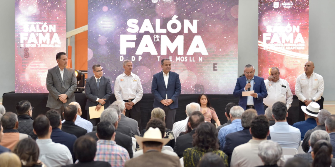 Reconoce Toño Astiazarán a 29 deportistas en el Salón de la Fama Hermosillense.