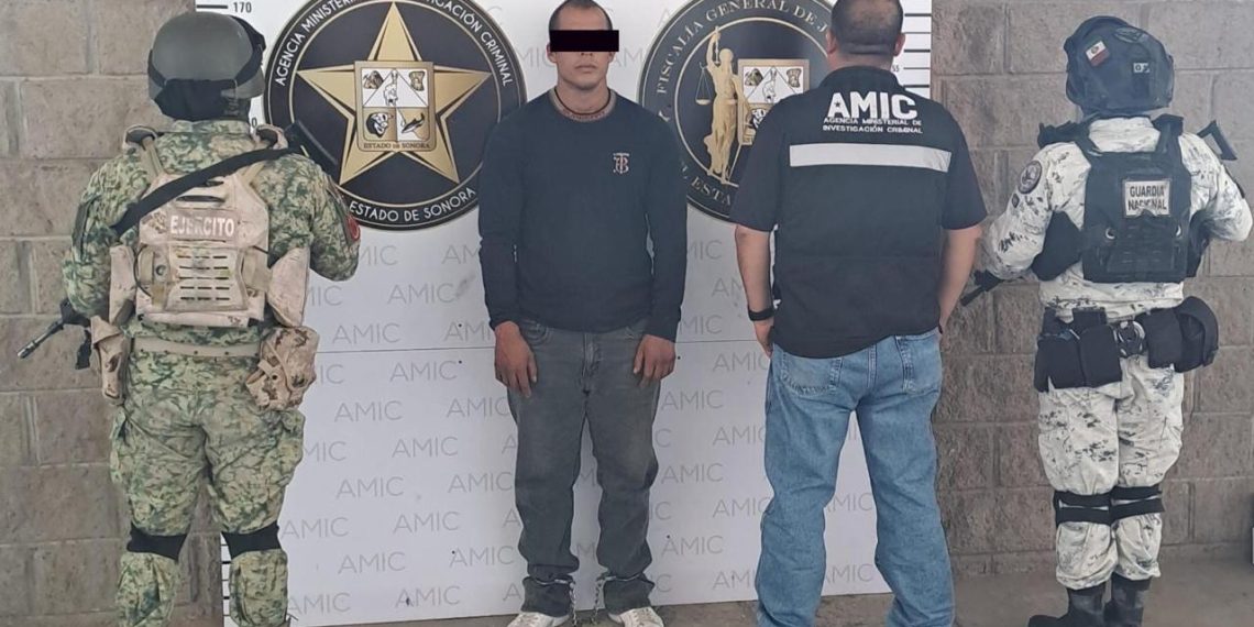 Operativo conjunto realiza detención y asegura droga en Hermosillo