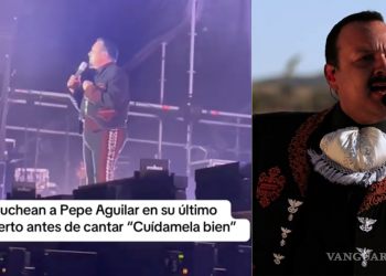Pepe Aguilar es abucheado por cantar canción que le dedicó a Ángela.