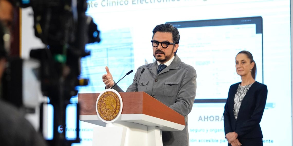 Expediente Clínico Electrónico del IMSS será el origen para construir un sistema universal que almacene historial de toda la población: Zoé Robledo.