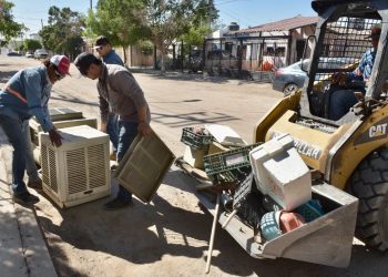 Realizan descacharre en la colonia Sonacer e Invasión Altares.