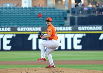 Con pitcheo de Robert Stock, Naranjeros se llevan el tercero de la serie ante Cañeros.