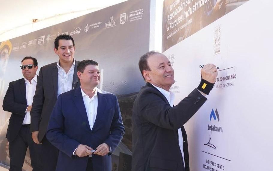 Empresarios reconocen a Gobernador Durazo por creación de Asociación de parques industriales.