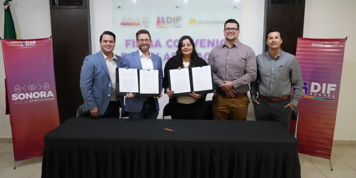 DIF Sonora y The Hope Effect fortalecen el programa “Familias de Corazón”.