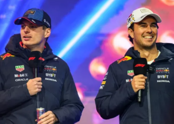 “No tengo nada negativo para decir de Checo Pérez”: Verstappen.