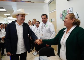 Garantiza Gobierno de Sonora mejores condiciones para personal de salud y supervisa obra de Hospital Comunitario Vícam Switch.