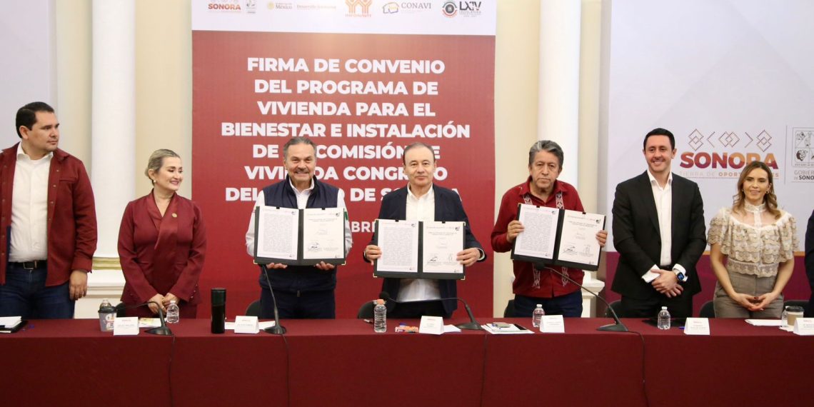 Plan nacional de vivienda con 33 mil 800 casas para sonorenses.