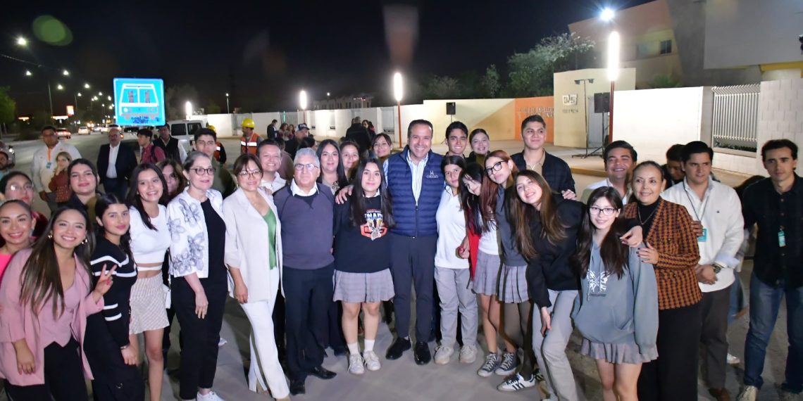 Beneficia Toño Astiazarán a familias del sur poniente y estudiantes de Cobach Villa Bonita con “Camina Segura”.