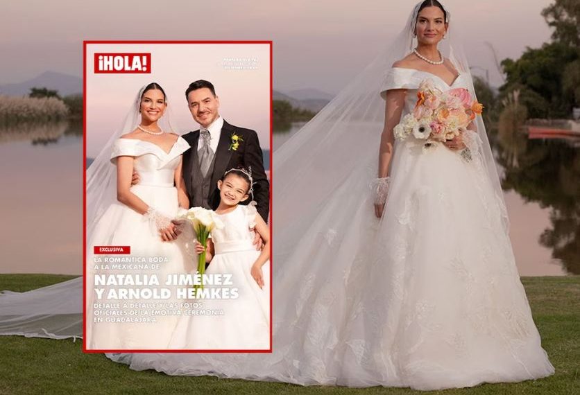 Entramos a la romántica boda de Natalia Jiménez y Arnold Hemkes