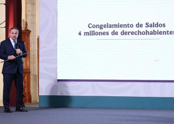 Infonavit presenta avances de la construcción de viviendas y congelamiento de créditos.