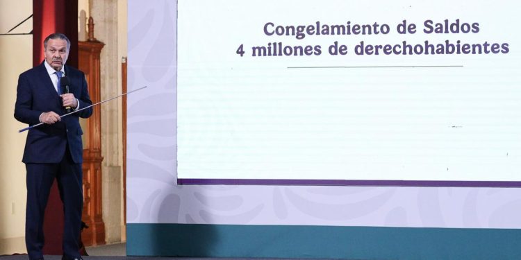 Infonavit presenta avances de la construcción de viviendas y congelamiento de créditos.