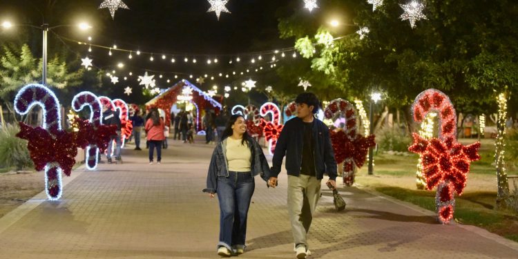 Invita Gobierno de Hermosillo a disfrutar la magia de la Navidad en el Parque Madero.