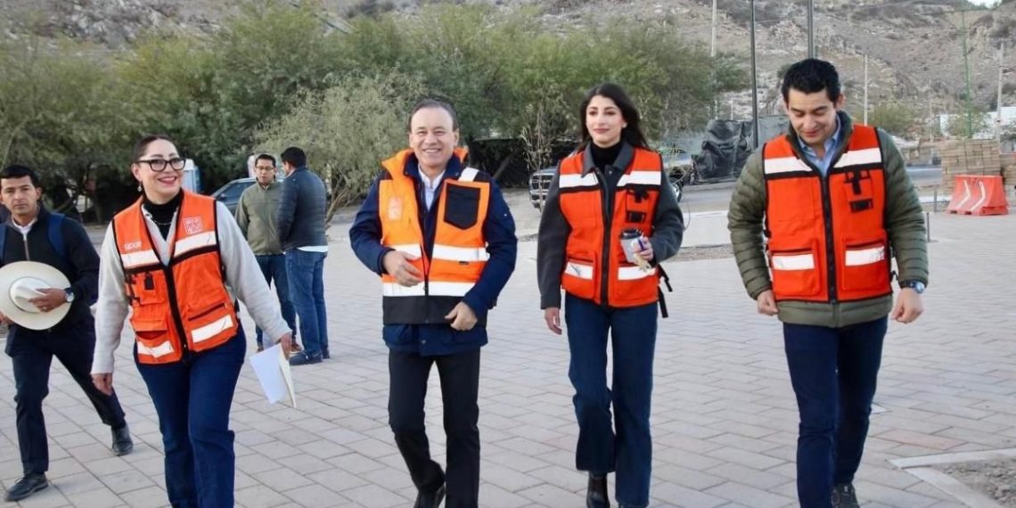 Supervisa Gobernador de Sonora avance en La Sauceda.