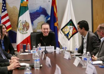 Atiende Gobernador Durazo seguimiento a estrategia integral de atención humanitaria de personas en situación de migración.