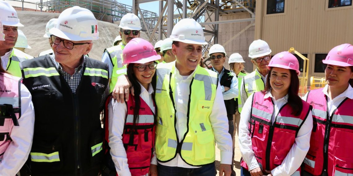 Gobernador Durazo coloca a Sonora como referente nacional en minería con crecimiento del 6.6%.