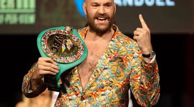 Tyson Fury anuncia su retiro.