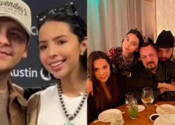 Familia Aguilar niega supuesta infidelidad de Christian Nodal a Ángela con tiktoker.