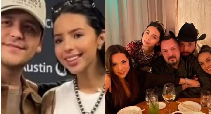 Familia Aguilar niega supuesta infidelidad de Christian Nodal a Ángela con tiktoker.