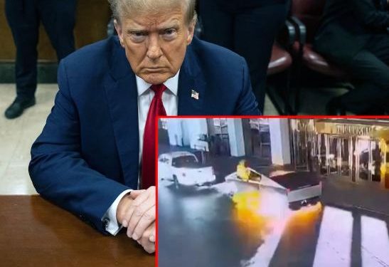 Explota un Tesla Cybertruck frente al Trump International Hotel en Las Vegas.