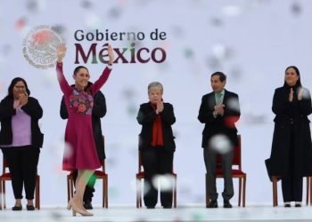 De migración a seguridad, pasando por relación México-EU; los puntos clave del discurso de Sheinbaum en 100 días de gobierno.