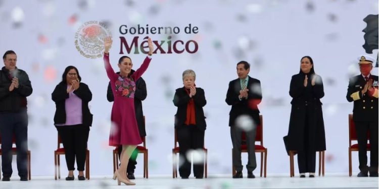 De migración a seguridad, pasando por relación México-EU; los puntos clave del discurso de Sheinbaum en 100 días de gobierno.