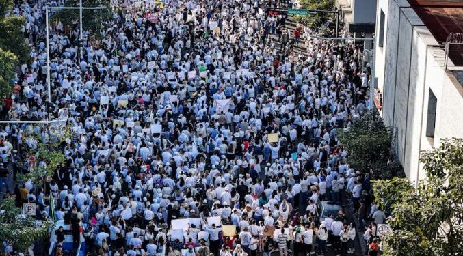 Se realiza segunda protesta en contra de la inseguridad en Sinaloa.