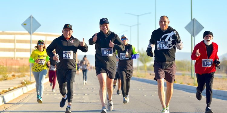 Celebra Toño Astiazarán a policías con tradicional carrera de 5K, edición 2025.