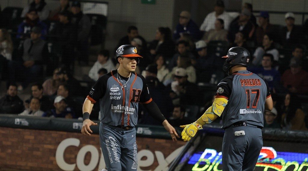 A base de poder Naranjeros de Hermosillo se colocan al frente en la serie.