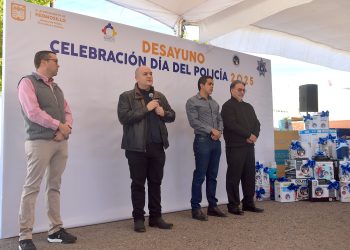 Reconoce Gobierno de Toño Astiazarán labor de policías municipales en su día.
