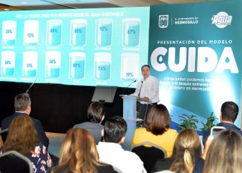 Presenta Toño Astiazarán modelo CUIDA para enfrentar sequía extrema en Hermosillo.