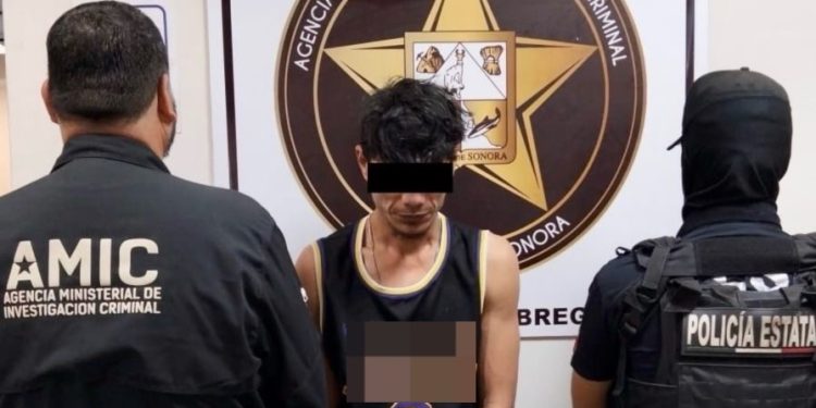 Cumplimentan orden de aprehensión a Francisco Javier “N” por narcomenudeo en Ciudad Obregón.