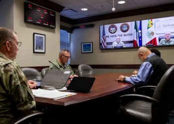 Jefe de Comando Norte de EUA y Titular de la Sedena Acuerdan Reforzar Seguridad en la Frontera.