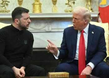 Trump y Zelenski discuten fuertemente durante reunión en la Casa Blanca.