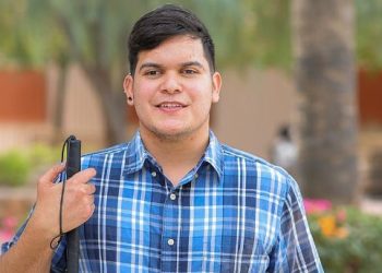 El estudiante Jesús Abelardo Herrera Moreno trabaja continuamente en torno a la inclusión.