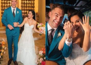 Martha Higareda contrae matrimonio con Lewis Howes.
