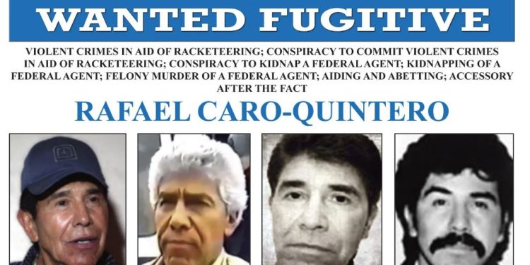 México traslada a EU al capo Caro Quintero, dos líderes de Los Zetas y otros 26 presos.