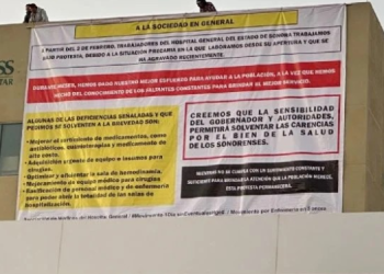 Descartan paro de labores en Hospital General de Sonora tras protestas.