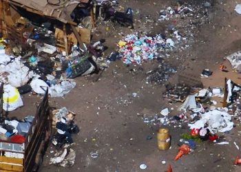 Desalojan personas que invadían relleno sanitario.