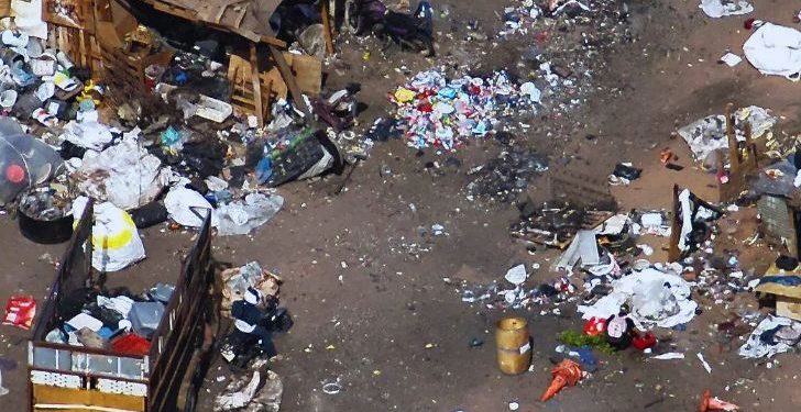 Desalojan personas que invadían relleno sanitario.