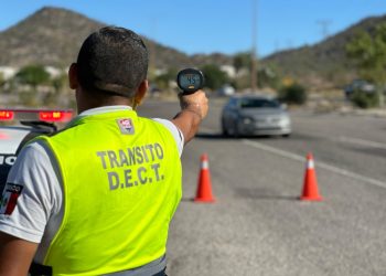 Refuerza Tránsito operativo radar en Hermosillo para inhibir exceso de velocidad.