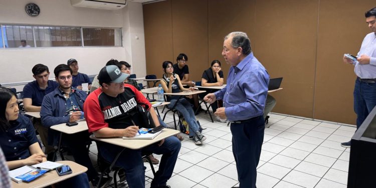 Candidato a Rector de la Unison, Cuauhtémoc González, visita diversas escuelas y departamentos.